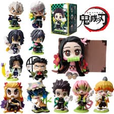 Demon Slayer Tanjiro Nezuko Anime Blind Box Ornament Action Figure for Gift