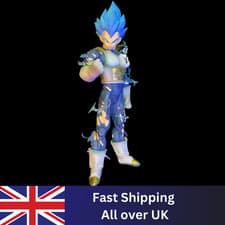 Dragon Ball Z Vegeta Blue Super Saiyan Figure 26.5cm Anime PVC Action Statue