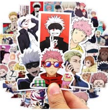 30PCS Jujutsu Kaisen Anime Stickers JJK Gojo Yuji Sukuna Megumi DIY Phone Laptop