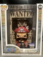 Funko Pop! One Piece 2023 SDCC Gol D Roger Wanted Poster #1379
