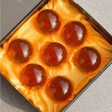 Dragon Ball Z Stars Set of 7pcs 3.5cm Replica Crystal Ball with Gift Box