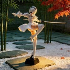 White Ver Anime Figure PVC Collectible Model Statue Desktop Display Gift New Toy