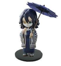 Obanai Iguro Demon Slayer 13CM Chibi Umbrella Action Figure Toy Gift