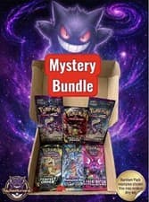 Pokemon Sealed Booster Pack Mystery Bundle 3x Factory Sealed Packs Rare TCG Gift