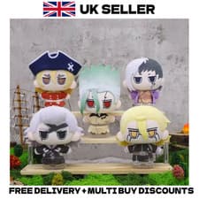 Dr Stone Senku Gen Stanley Xeno Ryusui Plushie 12cm Cute Soft Stuffed Doll Toy