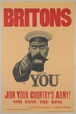  VINTAGE BRITISH WORLD WAR ll  POSTER * BRITONS WANT YOU * #29
