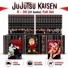 Jujutsu Kaisen Vol 0- 30 Manga English Full Set Gege Akutami Comics New & Sealed