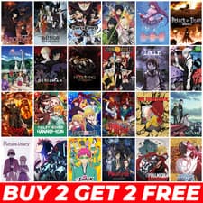 Anime Posters Wall Art A3 A4 5x7 Japanese Manga Print Collection Room Decor Gift