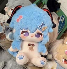 Cute Ganyu 20cm Plush Doll Stuffed Dress up Toy Anime Plushie Game Cosplay Soft