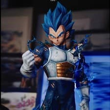 Dragon Ball Z Vegeta Blue Super Saiyan Figure 26.5cm Anime PVC Action Statue