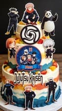 Personalised Name/Age Jujutsu Kaisen Birthday Cake Topper