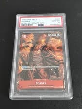 Graded One Piece Card Game Shanks OP06-007 SR Alt Art Foil PSA 10 EN