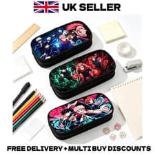 Jujutsu Kaisen Pencil Case Anime Stationery Back to School Large Double Layered