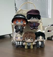 Bungo Stray Dogs Chibi Plushies 10cm Anime Manga Dazai Osamu Chuuya Nakahara