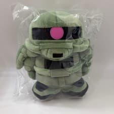 Green Zaku Plush Soft Toy MS-06 Zeon Mobile Suit Gundam Stuffy Plushy Japan Rare