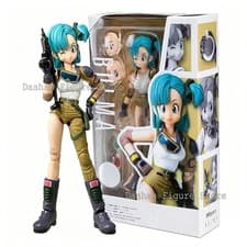 Dragon Ball Z Goku Bulma Figure 13.5cm PVC Movable Action Toy Collectible