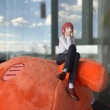 Chainsaw Man Makima Figure 14cm Anime Model Noodle Stopper PVC