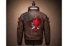 Cyberpunk V Samurai Jacket,  Gaming Cosplay Costume, Handmade Futurist Bomber
