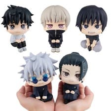 10cm Jujutsu Kaisen Anime Figure Look Up Chousou Action Figure Q Version Satoru 