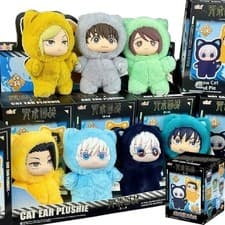 New EAKI Jujutsu Kaisen Cat Ear Plush Keychain Confirmed Satoru Gojo-Secret