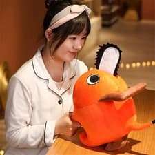 Cute Anime Dog Plush Toy Soft Stuffed Doll 10-40CM Cartoon Plushie Kids Birthday