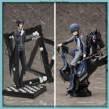 Anime-Style Gothic Male Figure Set – Desktop Collectible Statue for Boys & Colle