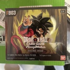 Dragon Ball Super - FB03 Raging Roar Booster Box - Fusion World - New & Sealed