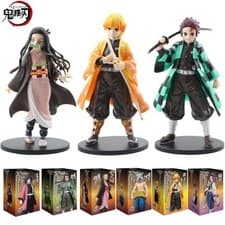 Anime Demon Slayer Kimetsu no Yaiba Tanjirou Nezuko Figures Anime PVC Model Toys