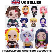Demon Slayer 20cm Plush Anime Soft Toy Doll Tanjiro Nezuko Hashira Plushie Gift