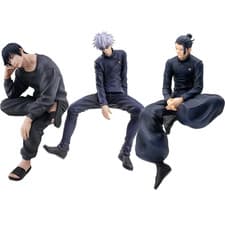 Jujutsu Kaisen Geto Suguru, Gojo Satoru & Fushiguro Toji Sitting PVC Figure