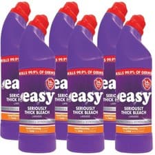 Easy Seriously Thick Bleach Lavender 750ml - Removes stains and destroys odours