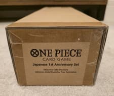 One Piece Card Game Japanese 1st Anniversary Set English language Version Sealed