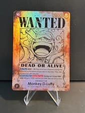 One Piece Monkey D. Luffy OP05-119 SR Wanted Poster Custom/Fan Art