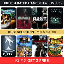Highest Rated Games Posters Pt.4 A5 A4 A3