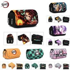 Demon Slayer 3D Pencil Case Anime Tanjirou Nezuko Zenitsu Giyuu Student Storage