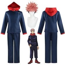Anime Jujutsu Kaisen Itadori Yuji Cosplay Costume School Uniform Bookweek Suit