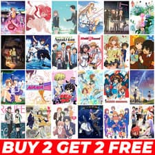 Shojo Romance Anime Posters A3 A4 Japanese Love Story Manga Couple Wall Art Gift