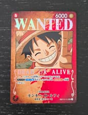 ONE PIECE TCG Monkey D Luffy WANTED Poster Card SP ST01-012! Card Game - NM!