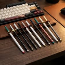 20CM Anime Demon Slayer Sword Model Gel Pen Kimetsu No Yaiba Tanjirou Weapon