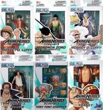 One Piece Anime Heroes 17cm Action Figure Bandai Choose Character UK Seller NEW