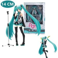 ANIME HATSUNE MIKU FIGMA 014 JOINT MOVABLE DOLL PVC ANIME ACTION FIGURE TOY 14CM