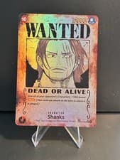 One Piece Shanks OP09-004 SR Wanted Poster Custom/Fan Art