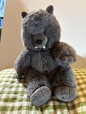 Jellycat Wilf Wolf Great Condition Unused Retired Collectors Item Rare Plushie