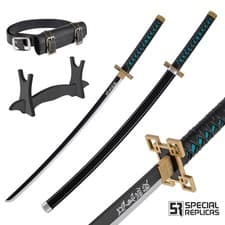 Demon Slayer Tokitou Muichirou Wooden Katana Sword JT10655
