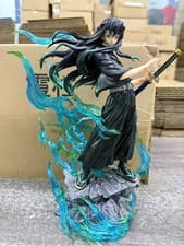 Demon Slayer Tokitou Muichirou Pvc Action Figure 33cm Anime Figure Gk Statue TOY