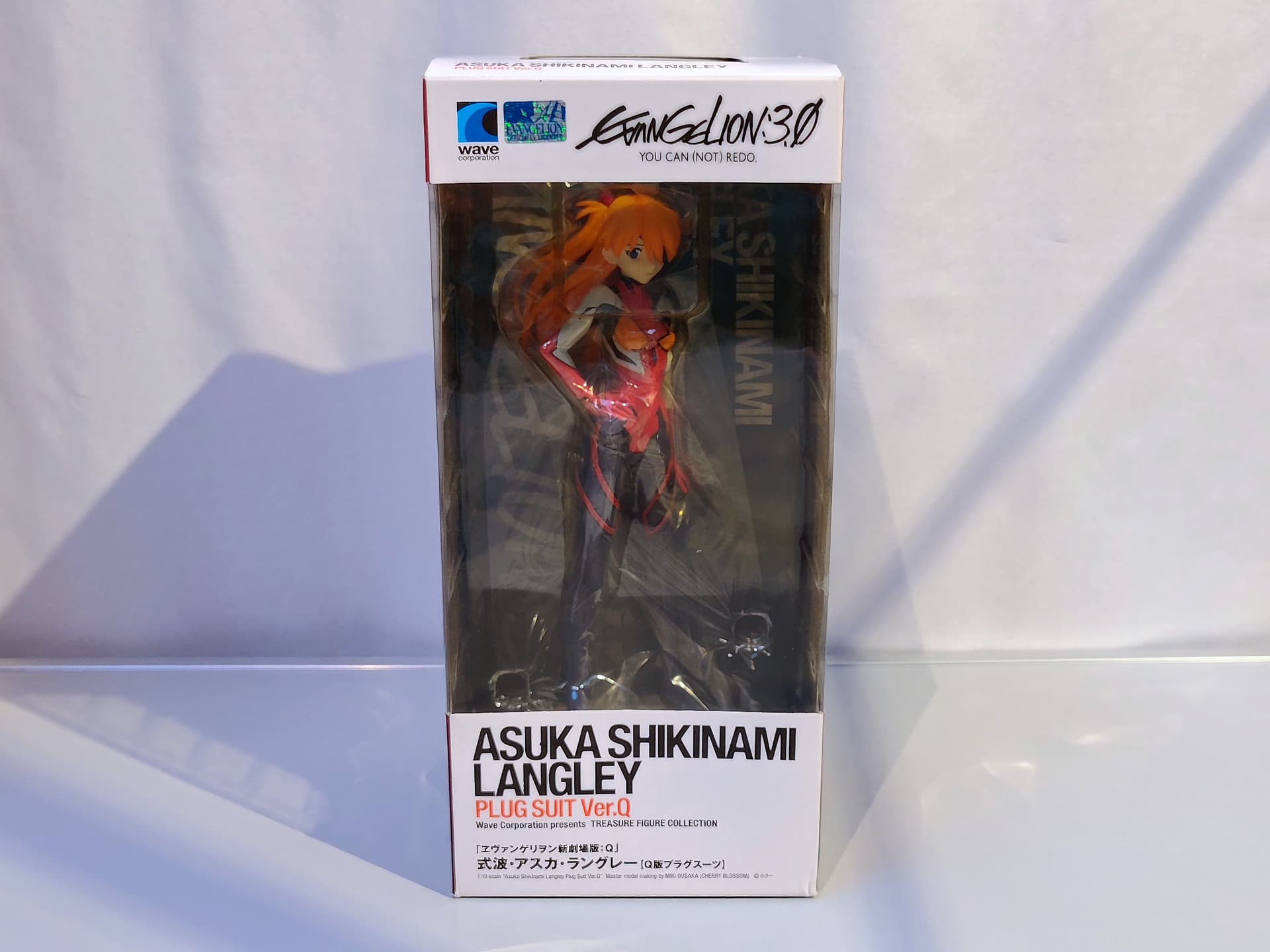 Wave Evangelion 3.0 Asuka Shikinami Langley Plug Suit Ver.Q Figure