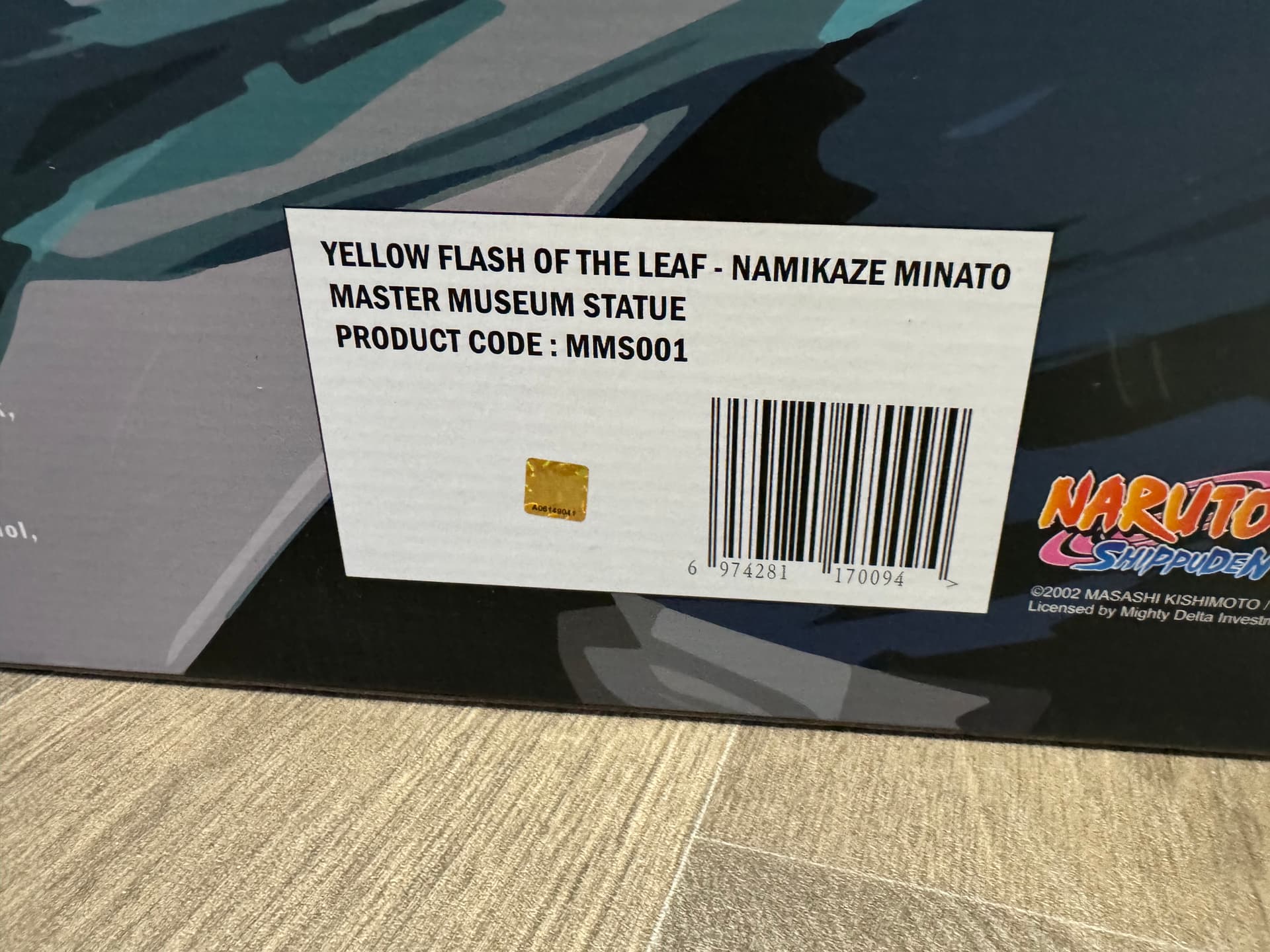 HEX Collectibles Naruto Minato Yellow Flash MMS001 Statue 330/800 — image 6
