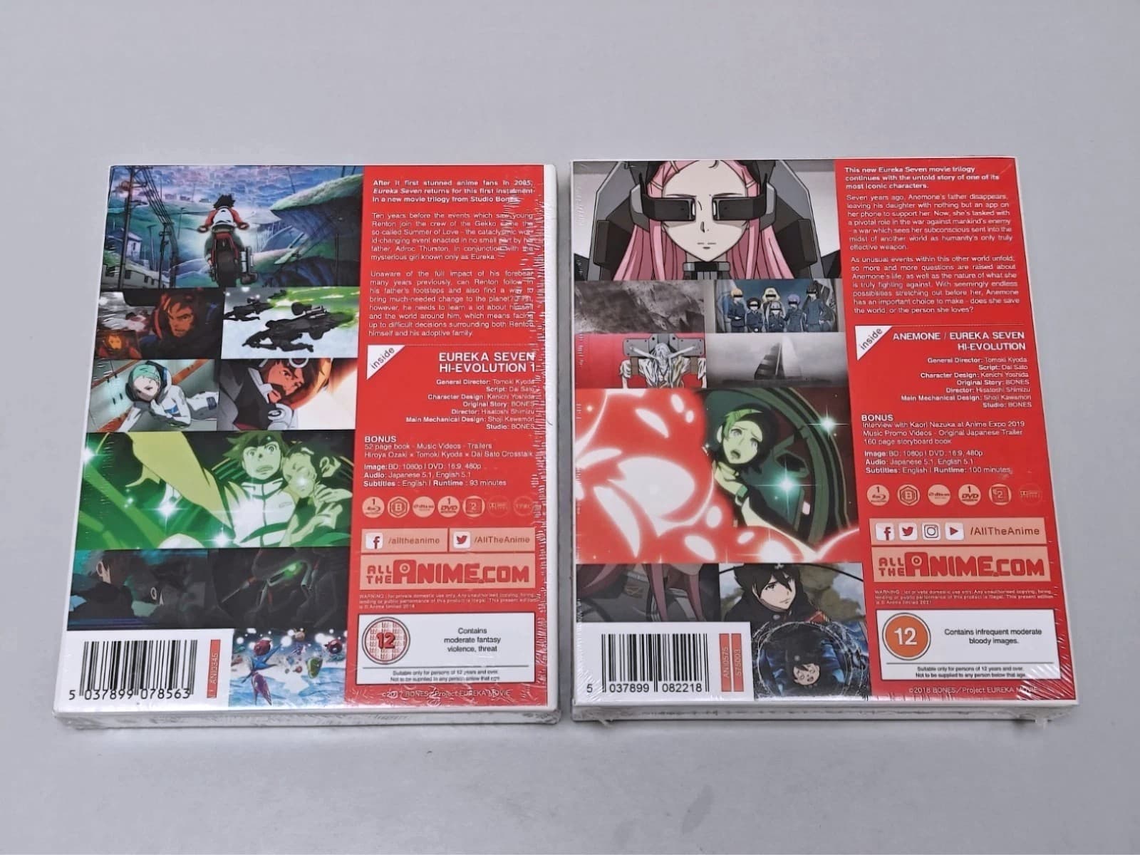 Eureka Seven Hi-Evolution 1 + Anemone Movie Collector's Edition Blu-ray UK Anime — image 3