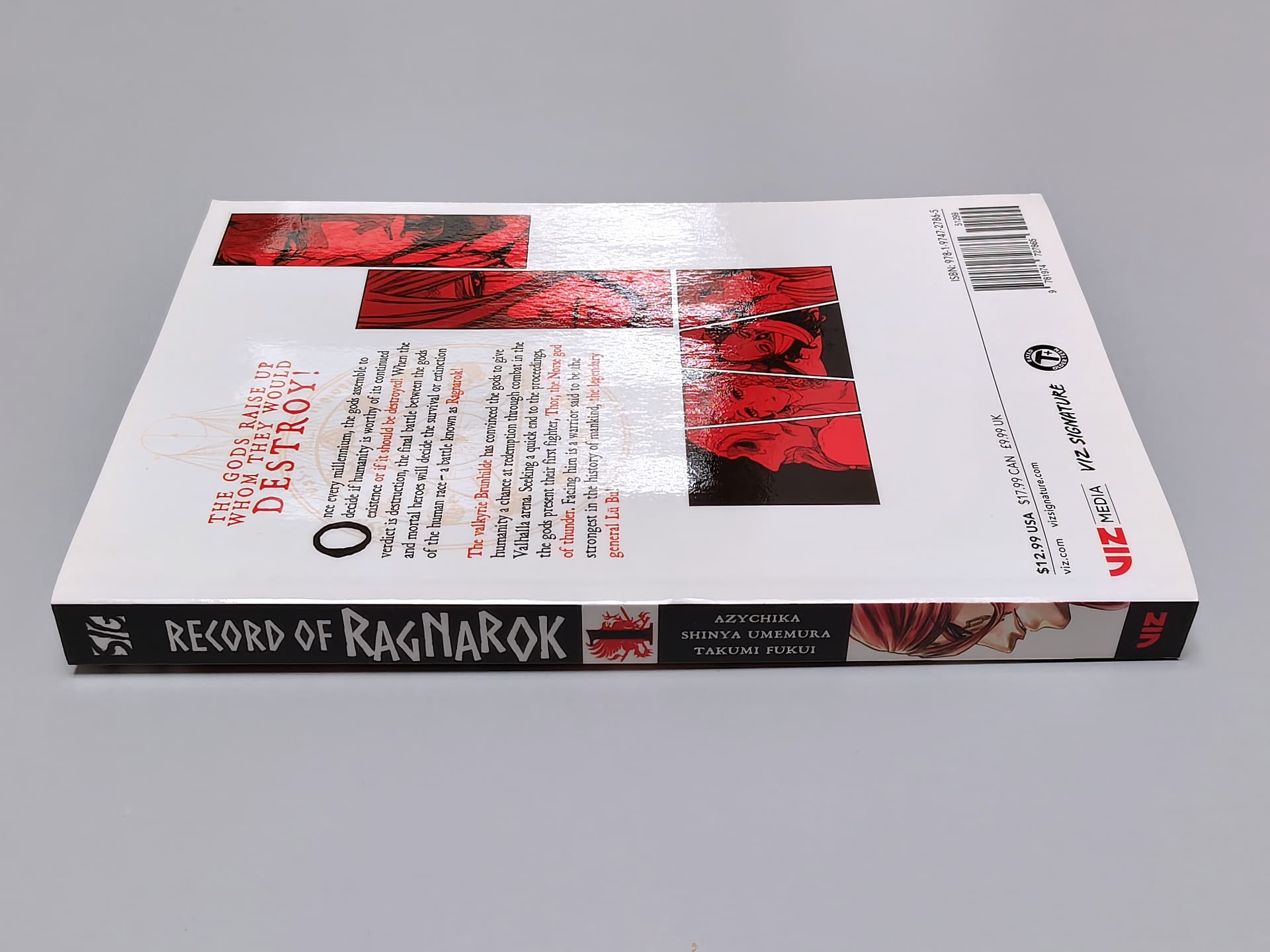 Record of Ragnarok Vol 1 Manga English Paperback Viz Media — image 3