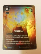 Cyberpunk TCG Beta Towerfall Iconic Rare B167